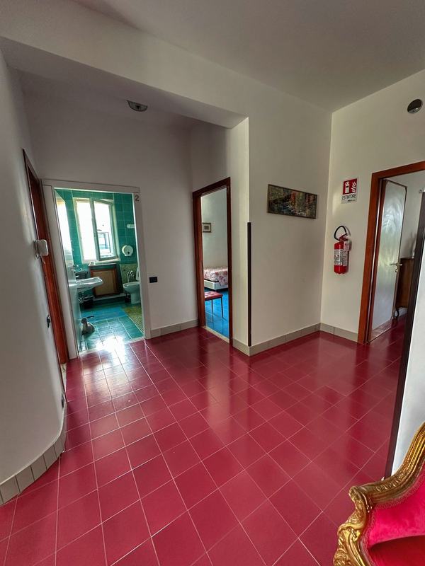 Il disimpegno delle camere a Villa Romana